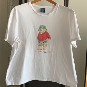 Polo Bear by Ralph Lauren White short sleeve shirt